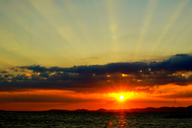 日の出の太陽のように身体のエネルギーに満ちていく